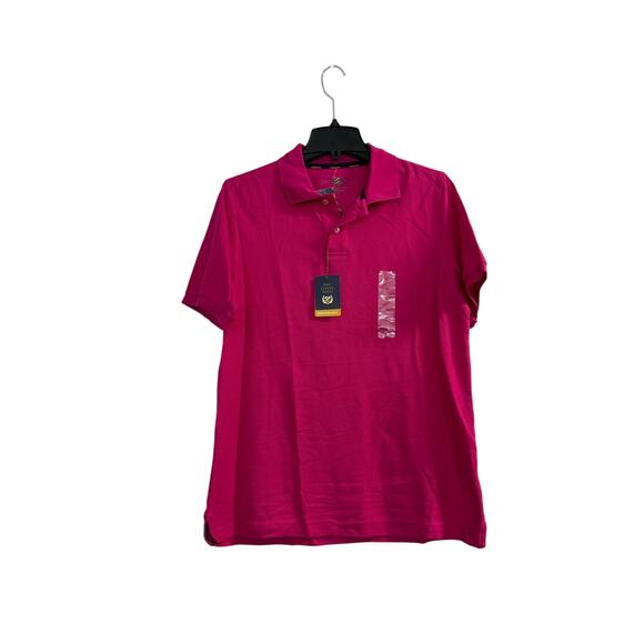 Club Room Polo Shirt Men's Short Sleeve Fuschia Size S collared - Picture 2 of 10
